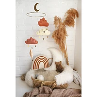 Cloud & Star Mobile - Rust, Ivory, Terracotta, Peach