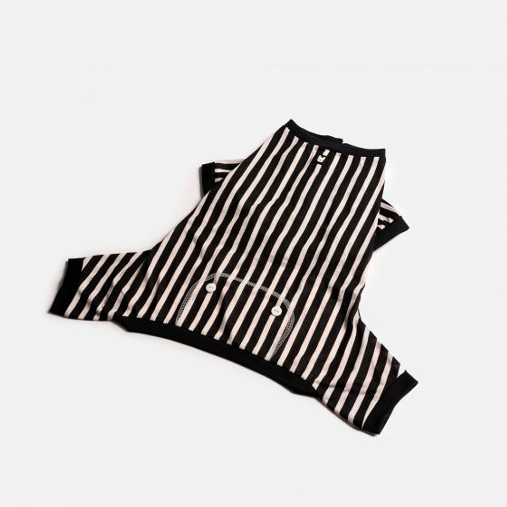 Dog's Pack of 2 Pyjamas by SilverPaw - Stripes and Red Plaid Prints