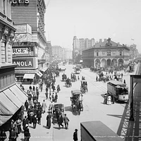 1903 NYC Herald Square Wallpaper Mural