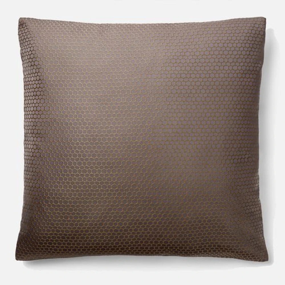 Coussin jacquard « Ruche »