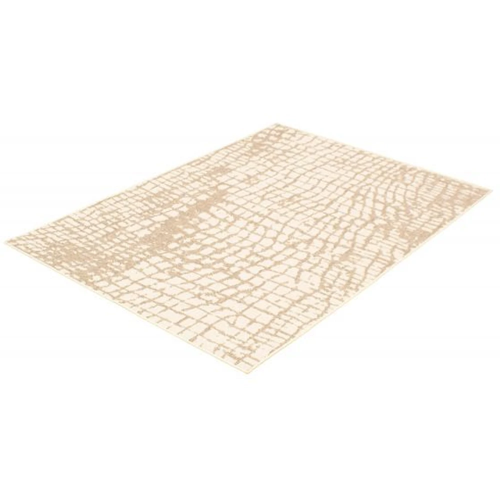 Rattan Look Safari Champagne-Taupe Rug