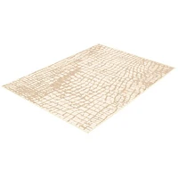 Tapis Rattan Safari Beige-Champagne