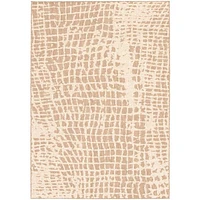 Rattan Look Safari Taupe-Champagne Rug