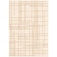 Rattan Look Burburry Champagne-Taupe Rug