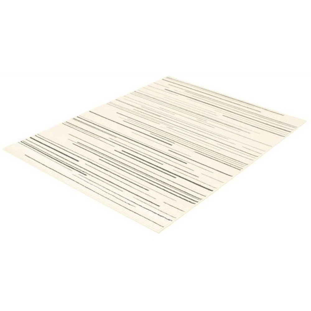 Tapis Linear crème-gris