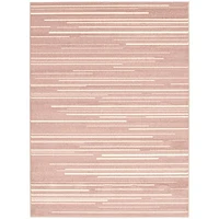 Linear Pink-Cream Rug