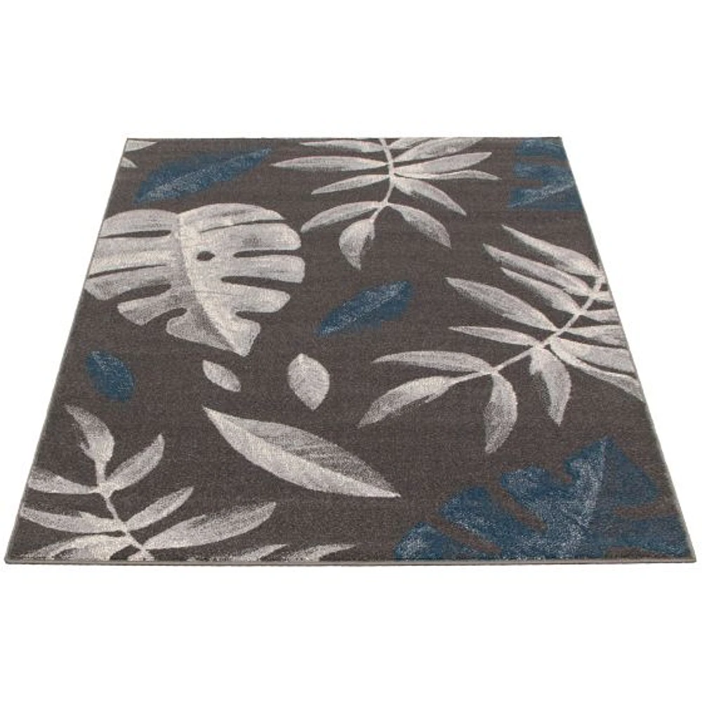 Feuilles Anthracite- Rug