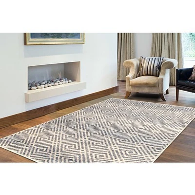 Tapis Annika Argent-gris