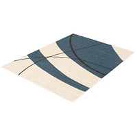 Convex Blue Rug