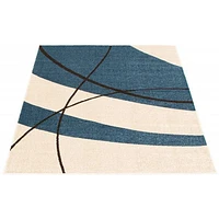 Tapis Convex bleu