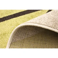 Convex Cream-Green Rug