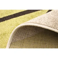 Convex Cream-Green Rug