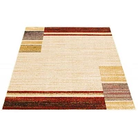 Tapis Modern Gabbeh ivoire/rouge