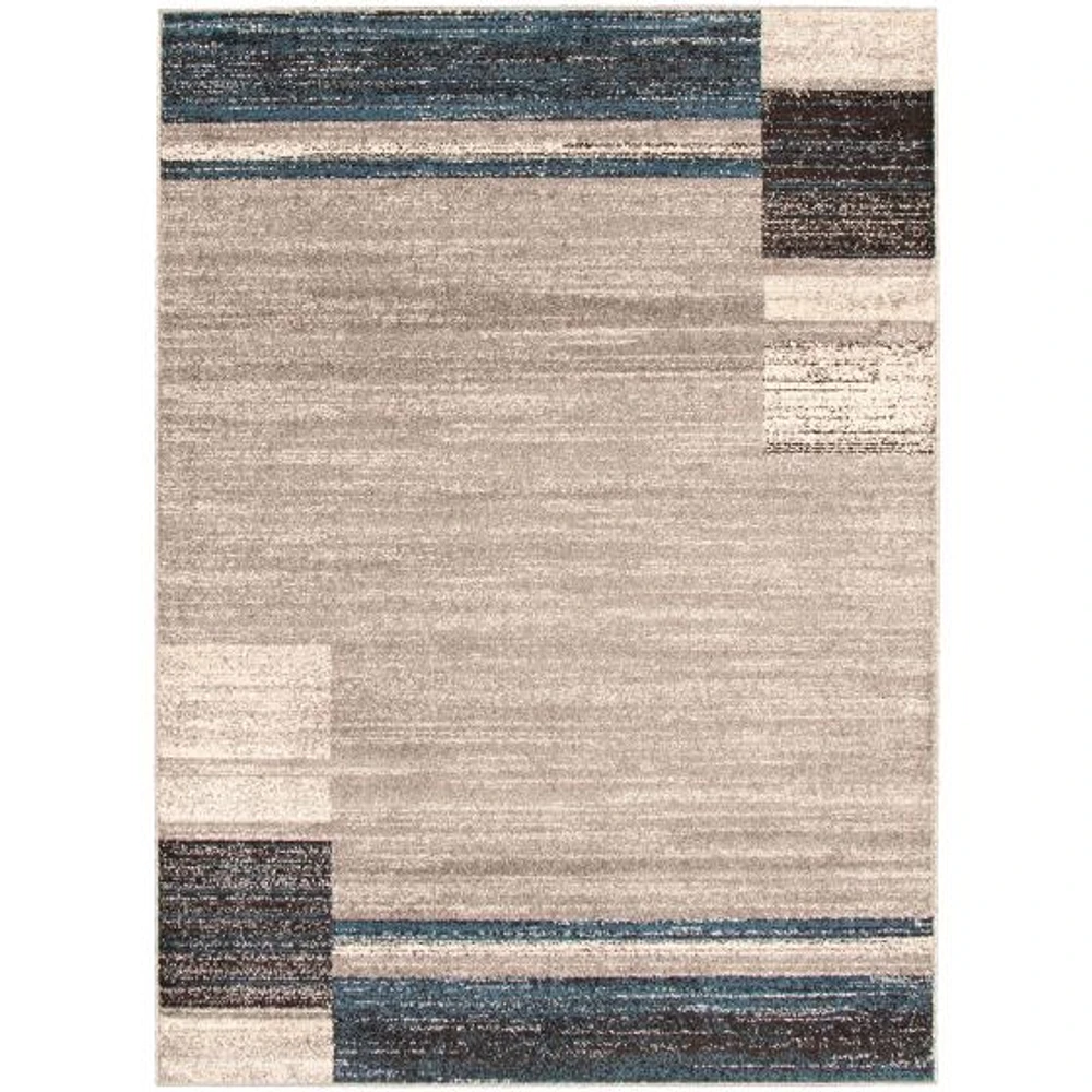 Modern Gabbeh Grey/Blue Rug