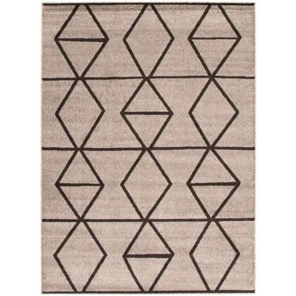 Tapis Jianna gris/Brun