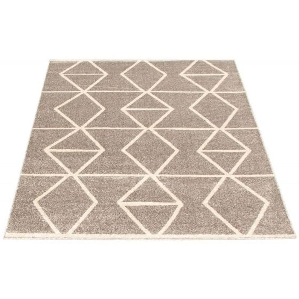 Tapis Jianna gris/ivoire