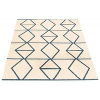 Jianna Ivory/Blue Rug