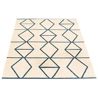 Jianna Ivory/Blue Rug