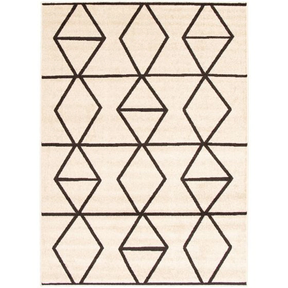 Jianna Ivory/Brown Rug