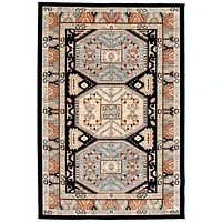 Tapis Shiraz bleu foncé, clair