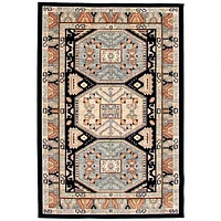 Shiraz Dark Navy, Light Blue Rug