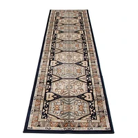 Shiraz Dark Navy, Light Blue Rug