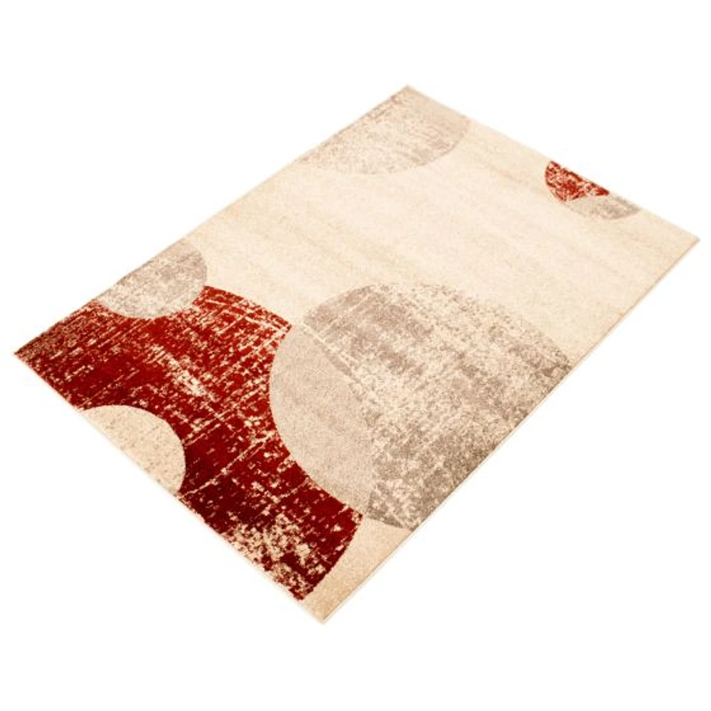 Aria Ivory/Red Rug