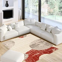 Aria Ivory/Red Rug