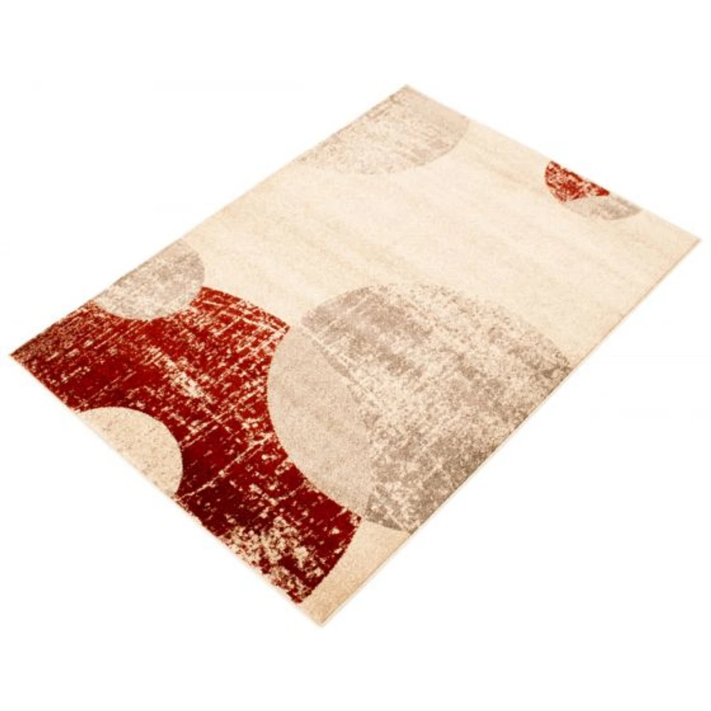 Aria Ivory/Red Rug