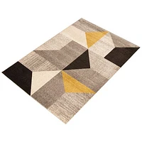 Tapis Luxor gris/Or