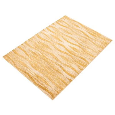 Tapis Mandalay ivoire/Or
