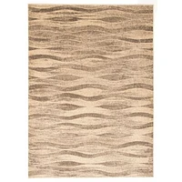 Tapis Mandalay ivoire/gris