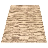 Tapis Mandalay ivoire/gris