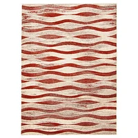 Mandalay Ivory/Red Rug