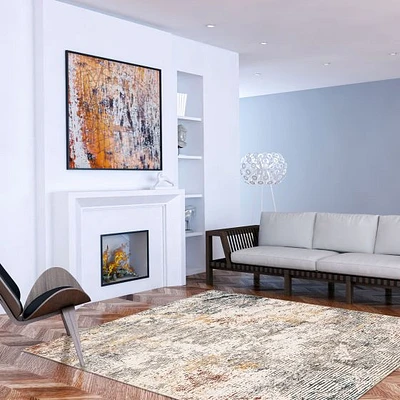 Iris Light Grey Rug