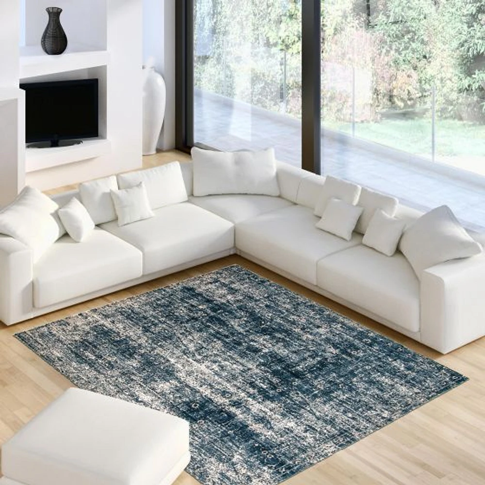 Tapis Luna bleu