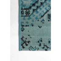 Patchwork Blue Rug