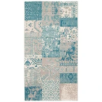 Patchwork Green Rug