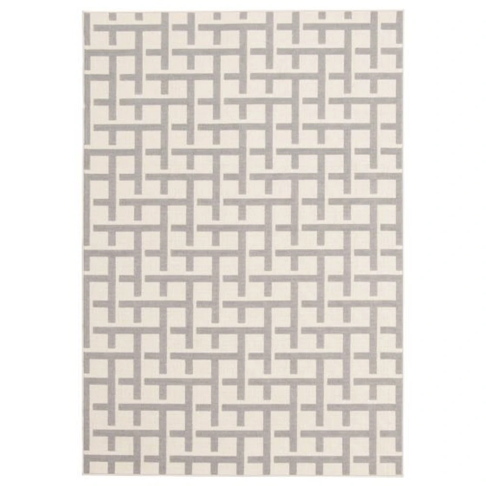 Tapis Intérieur/Extérieur Crete gris clair