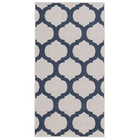 Corfu Indoor/Outdoor Grey, Navy Rug