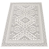 Tapis Intérieur/Extérieur Mykonos gris clair