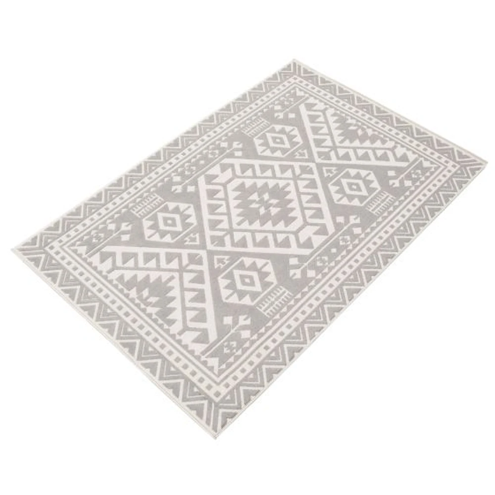 Tapis Intérieur/Extérieur Mykonos gris clair