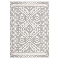 Tapis Intérieur/Extérieur Mykonos gris clair