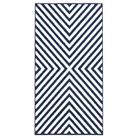 Santorini Indoor/Outdoor Blue, Ivory Rug