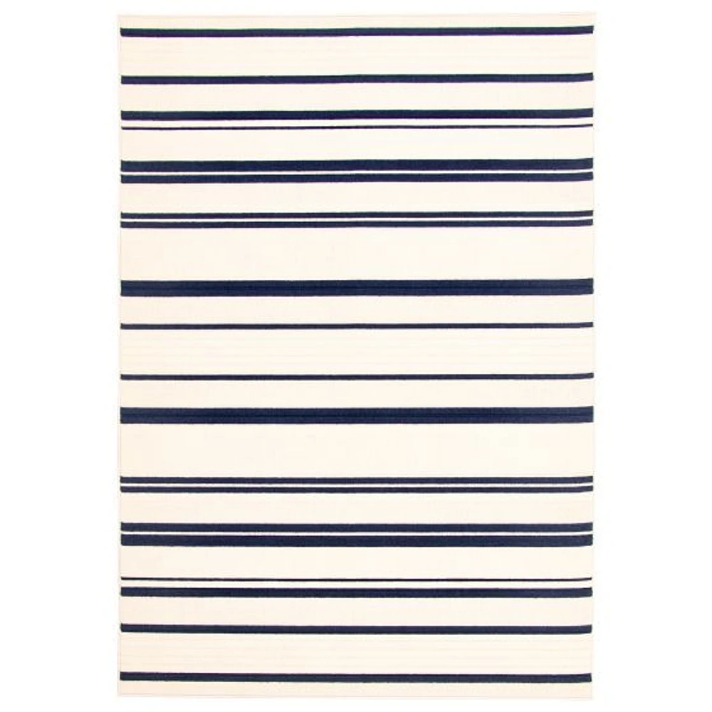 Paros Indoor/Outdoor Blue, Ivory Rug