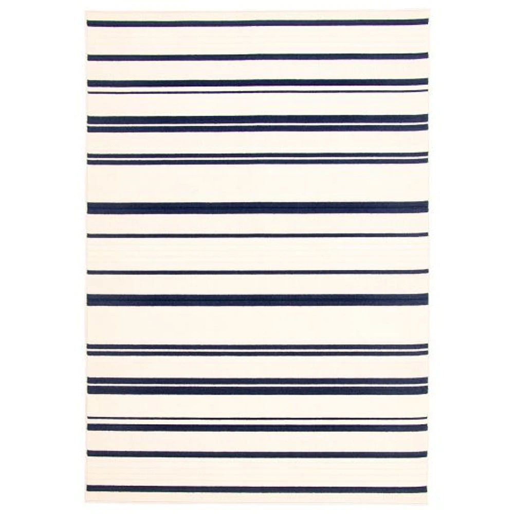 Paros Indoor/Outdoor Blue, Ivory Rug