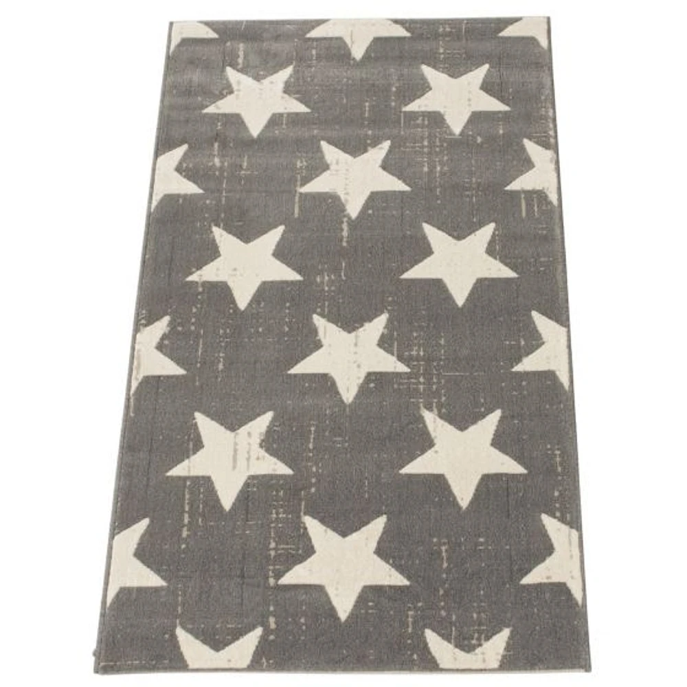 Stars Grey Rug