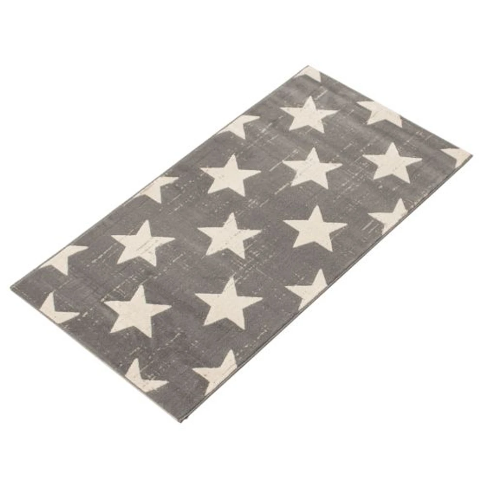 Stars Grey Rug