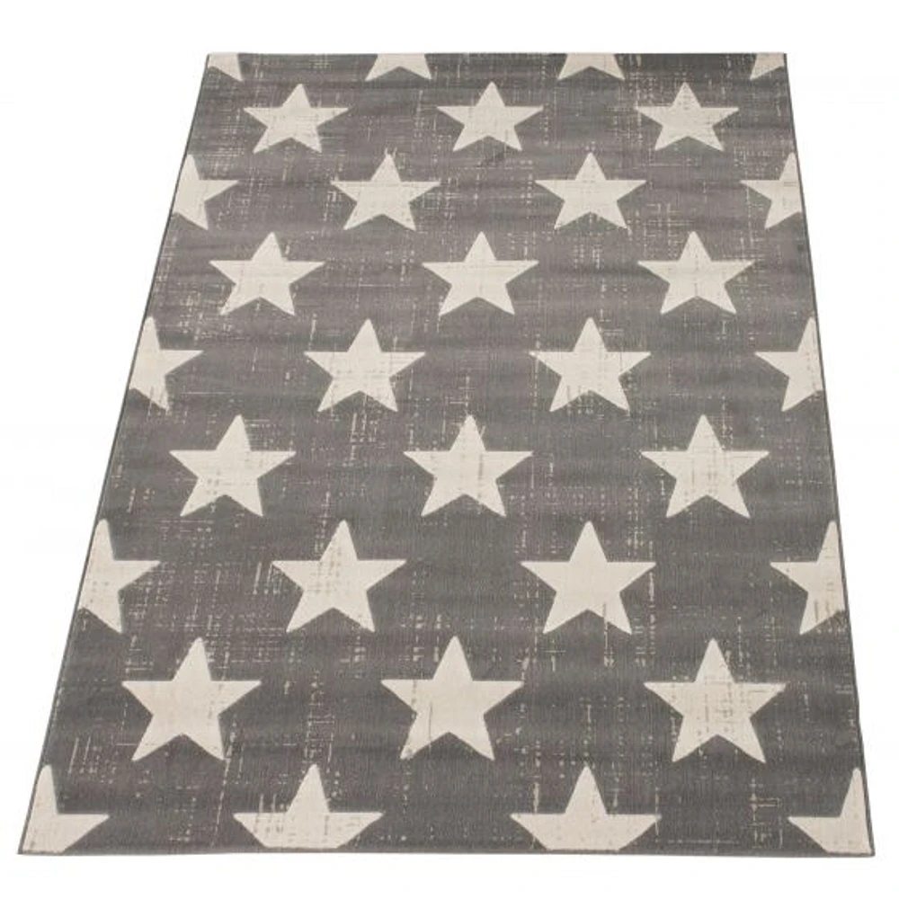 Stars Grey Rug