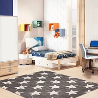 Stars Grey Rug